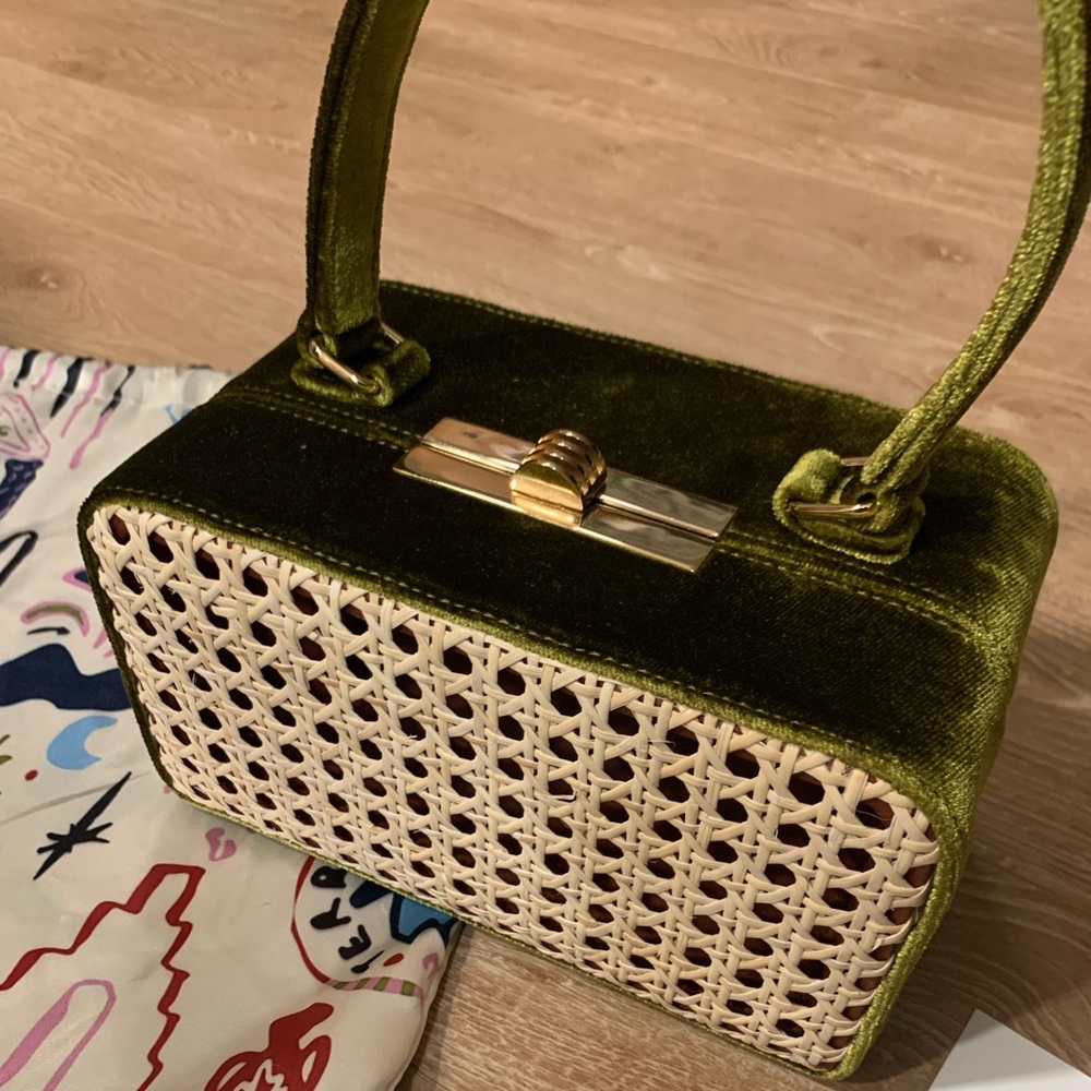 Mehry Mu Rattan Box Bag - Picture 2 of 3